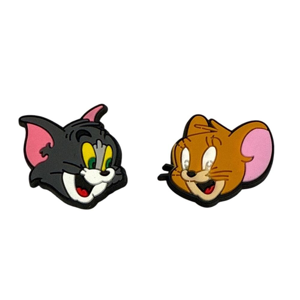 Tom & Jerry Crocs Charms 2 piece Set NEW